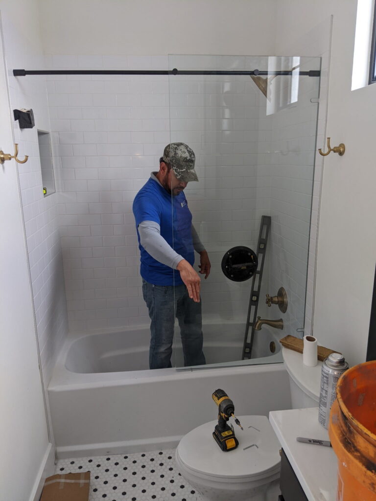 Shower Glass Installation in North DFW