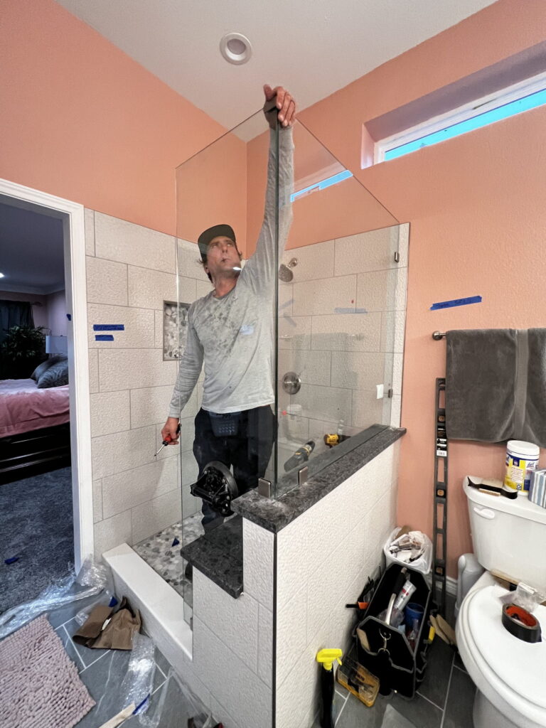shower glass replacement contractor near southlake